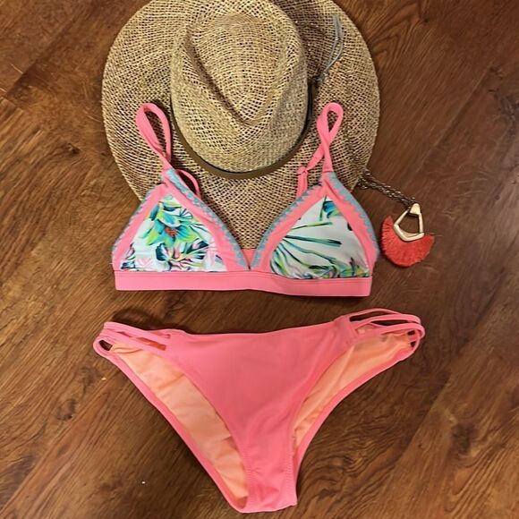Coral 2 Pc Bikini Mix and Match - Picture 2 of 7
